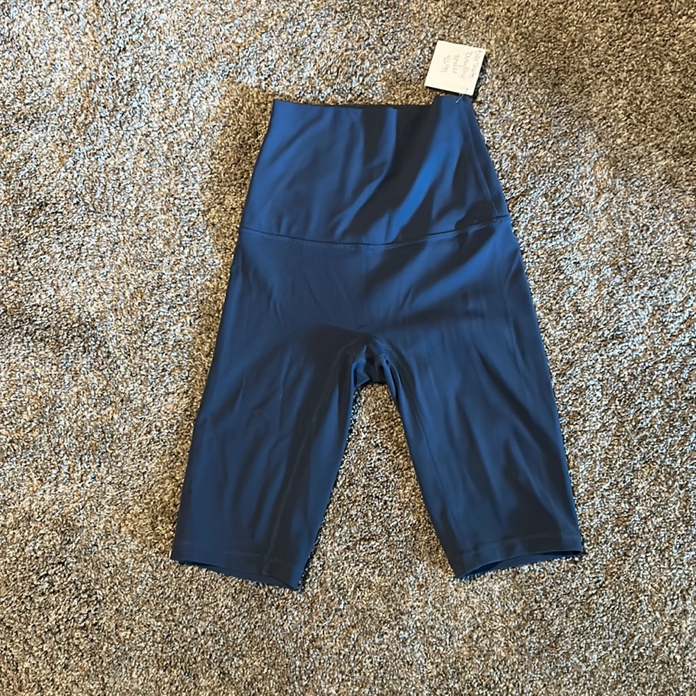 Blue bike shorts